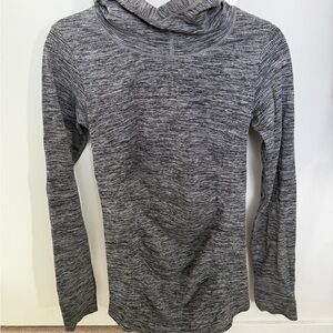 Athleta Women's Charcoal Cowl Neck shirt
